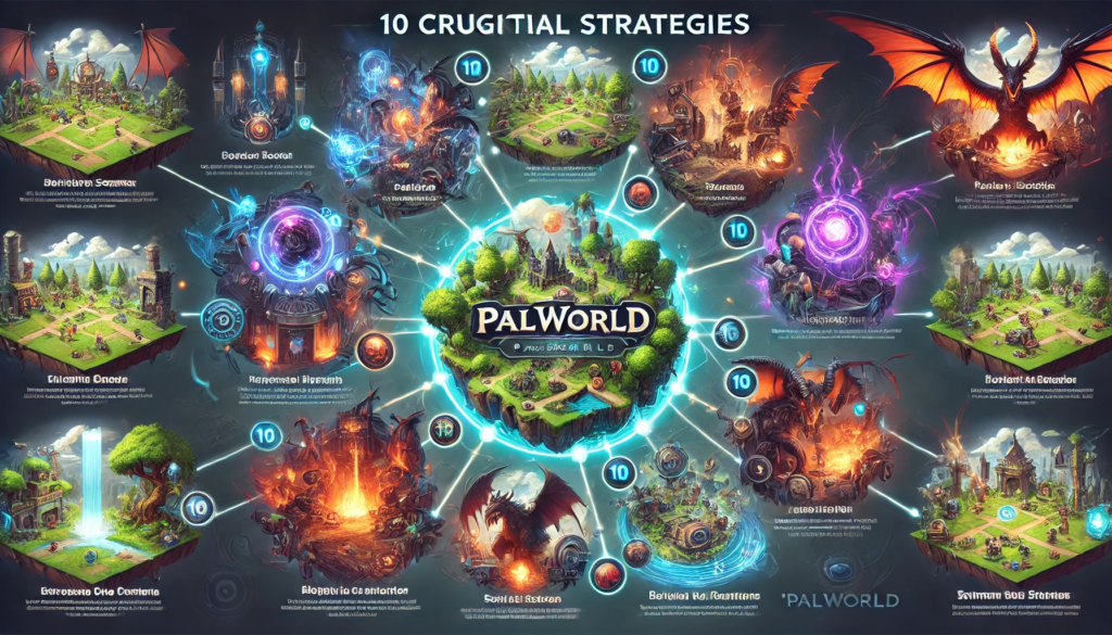 "Palworld Elements Chart showcasing elemental strengths and weaknesses for effective gameplay strategy."