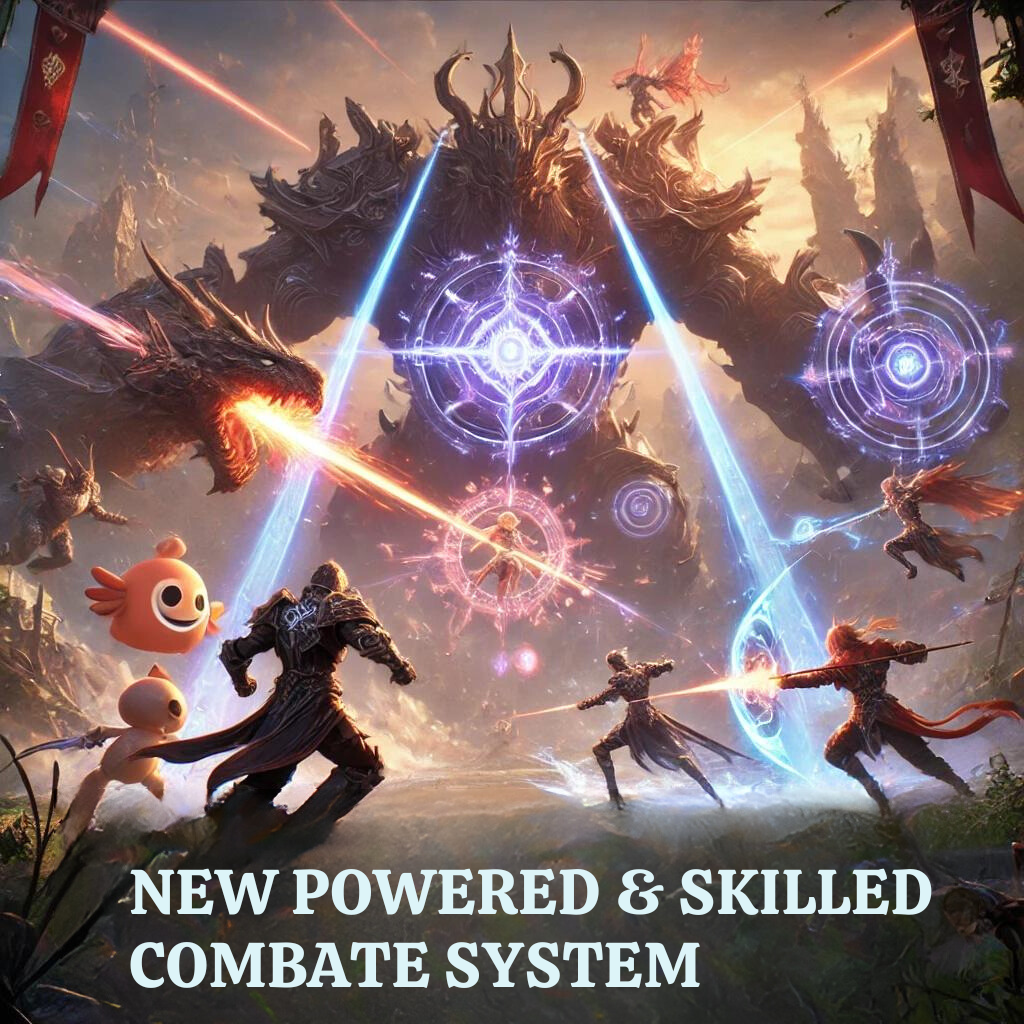 An intense battle scene in Palworld, demonstrating the newly overhauled combat system with dynamic lighting, combo attacks, and strategic gameplay improvements."